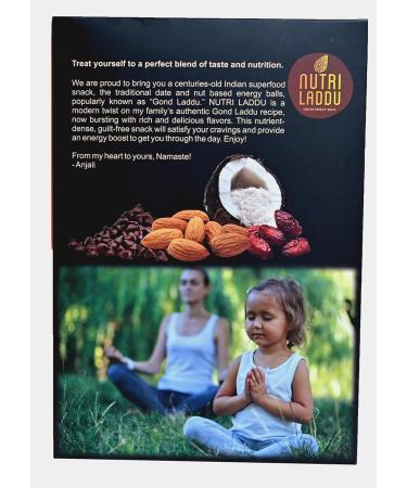 Nutri Laddu Indian Energy Balls - Keto Friendly On-The-Go Snack (Box of 5 Pouches - 10 Chocolate Balls) | International Shipping Available - Buy Online on GoSupps.com
