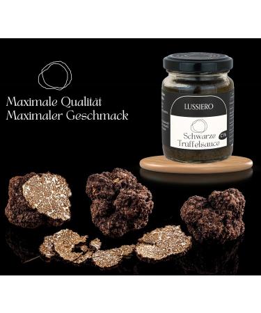 Pack of 6 Lussiero Premium Truffle Sauce - 15% Real Black Summer Truffle Salsa Tartufata Royal Tapenade 80g | Gourmet International Shipping - Buy Online on GoSupps.com