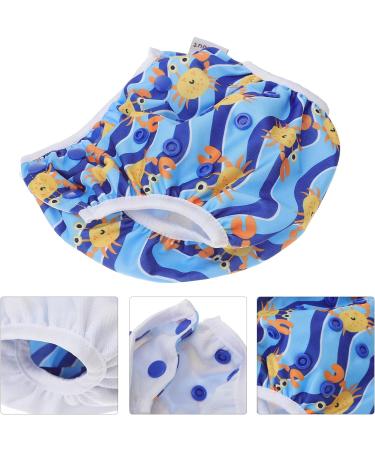 Healifty Reusable Swim Nappy Deep Sea Blue Fish for Newborn Toddler Boys Girls (0-3 Years) | Swimming Diapers - Buy Online on GoSupps.com