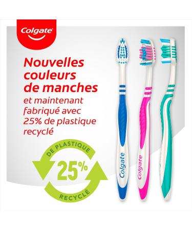 Colgate Zigzag Toothbrush Set - 6 Pack with Cross Bristles for Optimal Interdental Cleaning Bacteria Removal Fresh Breath & Tongue Cleaner - Buy Online on GoSupps.com