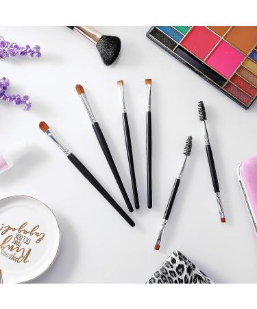 Sibba 6-Piece Eyeshadow & Eyebrow Brush Set for Makeup Application and Blending - Buy Online on GoSupps.com