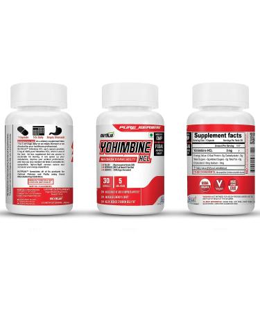 NutriJa Yohimbine 5mg - 30 Capsules | Natural Fat Burner and Energy Booster - Buy Online on GoSupps.com