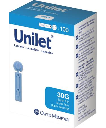 Owen Mumford Unilet Super Thin Lancets (30G) 100 Count