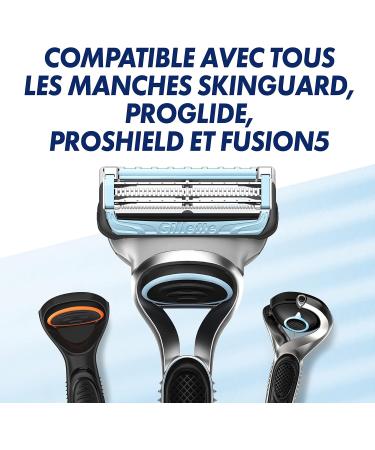 Gillette Gillette SkinGuard Sensitive Replacement Blades for Men 11 Blades - Buy Online on GoSupps.com