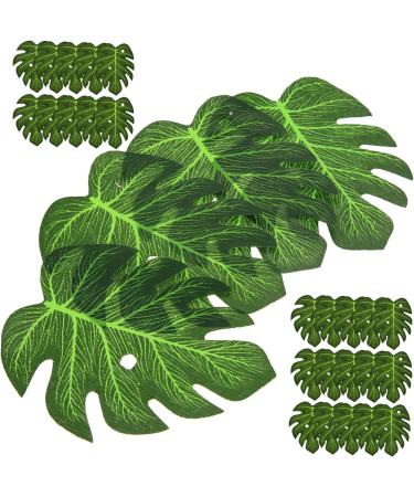 180Pcs Tropical Leaves Cupcake Toppers Turtle Leaves Cake Decorations Jungle Cake Toppers for Family Cupcake Food Decoration - Buy Online on GoSupps.com