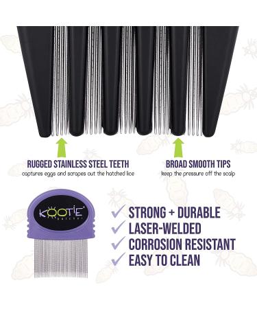 Kootie Katcher Metal Lice Comb - Best Nit Comb for Effective Lice Removal - Buy Online on GoSupps.com