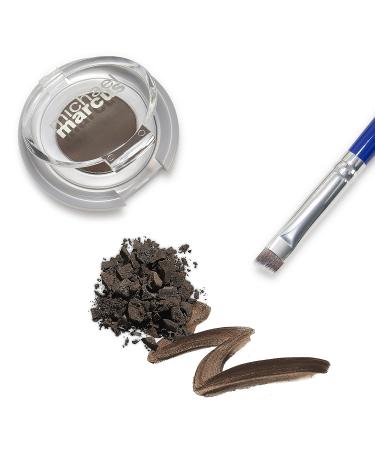 Michael Marcus Cake Eyeliner & Brush Set - Water Activated Dry Pressed Eyeliner with Professional Brush - Long-Lasting, Smudge Resistant, Espresso Shade - Cruelty-Free & Paraben-Free - Buy Online on GoSupps.com