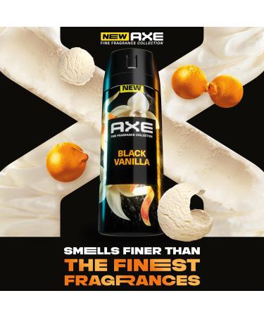 AXE Fine Fragrance Body Spray - Black Vanilla & Sandalwood | 72H Odor Protection Aluminum-Free | Premium 4 oz - Buy Online on GoSupps.com
