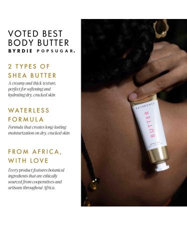 54 Thrones Mini African Beauty Shea Butter Intensive Dry Skin Support Moisturizing Body Butter for Women Moisturizing Body Balm and Cream Locks in Moisture Kenyan Hibiscus + Moroccan Rose 1 oz - Buy Online on GoSupps.com