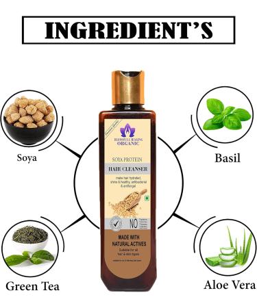 Blessfull Healing Organic Soya Protein Hair Cleanser | Shampoo 100 ML (Packing May Vary) - Buy Online on GoSupps.com