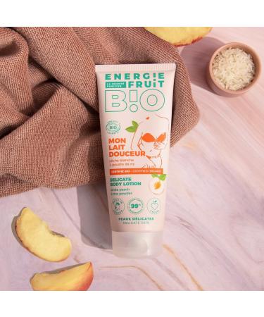 ENERGIE FRUIT | Soft Body Lotion | Certified Organic by Ecocert | White Peach and Rice Water - Buy Online on GoSupps.com