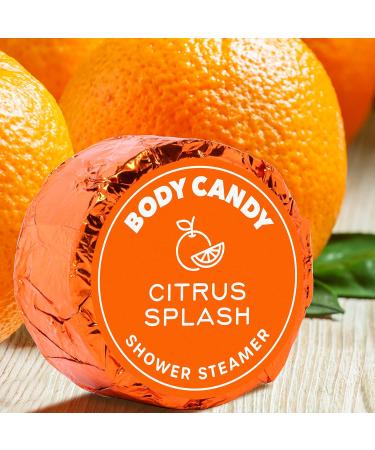 Body Candy Handmade Citrus Splash Shower Steamers - 12 Pack Aromatherapy Shower Bombs - Made in USA - Relaxation Bath Gifts for Women and Men - Buy Online on GoSupps.com