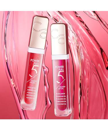 Catrice Powerfull 5 Glossy Lip Oil - pH-Reactive for Personalized Color - 5 Nourishing Oils - Gluten Free - Vegan & Cruelty Free - Frosted Sugar - Buy Online on GoSupps.com