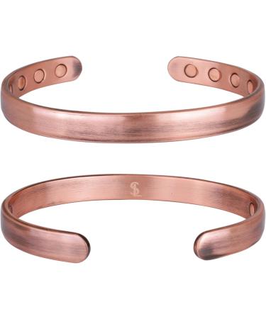 Elegant Magnetic Therapy Bracelet | Pure Copper Pain Relief for Arthritis & Carpal Tunnel | 2-Pack | Smarter Lifestyle - Buy Online on GoSupps.com