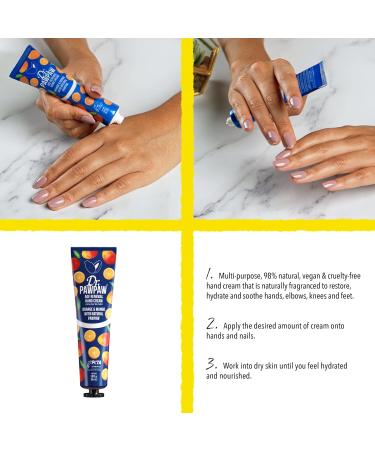 Dr. PAWPAW Age Renewal Hand Cream Orange & Mango 30ml - Multi-Purpose Cream PawPaw Hand Cream Vegan Hand Cream Natural Hand Cream Natural Beauty Vegan Beauty - Buy Online on GoSupps.com