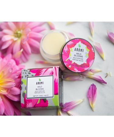 Aromi Solid Perfume | Floral Fragrance Vegan Cruelty-free Travel Women s Gift Peony Orange and Lily Scent Concentrated Alcohol-Free Scent Handmade (Wild Blooms) - Buy Online on GoSupps.com
