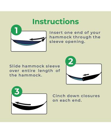 Wise Owl Outfitters Hammock Sleeve - Universal Waterproof Rain Protector for Camping Gear - Buy Online on GoSupps.com