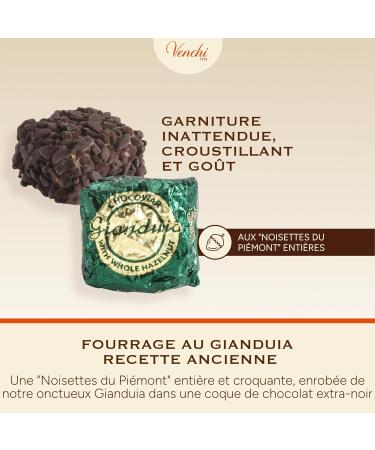 Venchi - Chocoviar Gianduja Chocolats en Sachet de 1 Kg Gianduja au Chocolat avec Uniquement des "Noisettes du Pi mont" Sans Gluten Sans Colorants ni Conservateurs - Buy Online on GoSupps.com