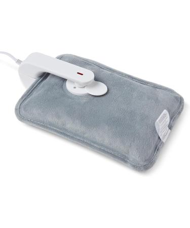 AMOS Eezy Rechargeable Electric Hot Water Bottle Bed Warmer with Hand Heat Pad Glove - Grey | Pain Relief Solution - Buy Online on GoSupps.com