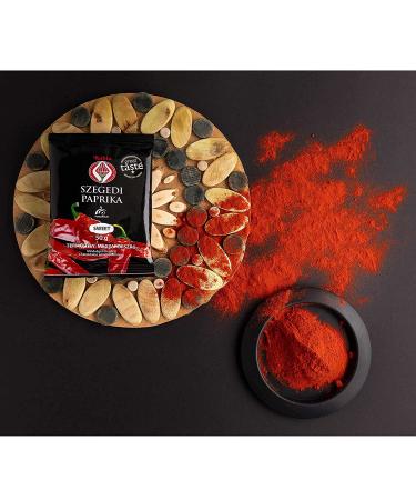 Rubin Artisan Hungarian Sweet Paprika Powder - 100% Pure from Szeged, Hungary - 1.76 oz - Buy Online on GoSupps.com
