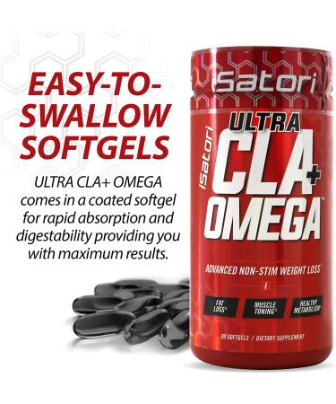 iSatori Ultra CLA Omega 3 6 9 Safflower & Fish Oil Blend - Weight Loss & Muscle Toner Supplement - 90 Softgels - Buy Online on GoSupps.com