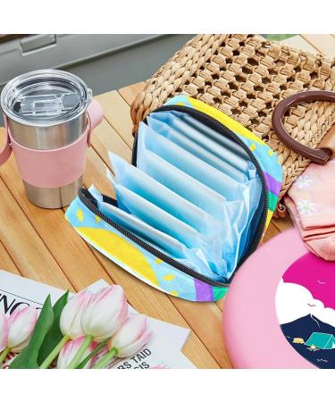 Rainbow & Cute Sun Women's Binding-Up Bags | Large Menstrual Cup Pocket & Zipper | Multicolored Periodic Insoles Panty Liners & Tampons - Buy Online on GoSupps.com