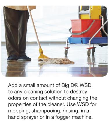 Big D 316 Water Soluble Deodorant Lemon Fragrance 1 Quart (Pack of 12) - Add to any cleaning solution - Ideal for use in hotels food service health care schools and institutions - Buy Online on GoSupps.com