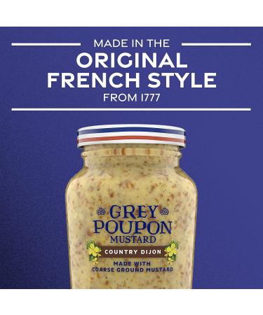 Grey Poupon Country Dijon Mustard - 8 oz Jar - Buy Online on GoSupps.com