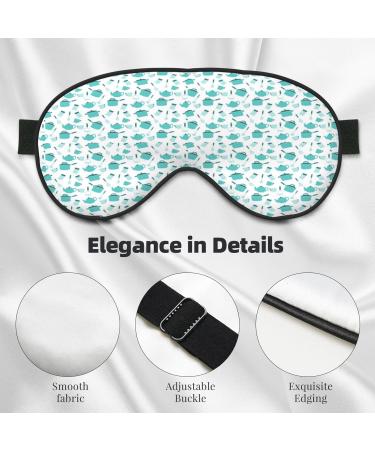 Buy Comfortable Super Soft Print Sleep Masks - Adjustable Eye Masks for Home & Travel - Buy Online on GoSupps.com