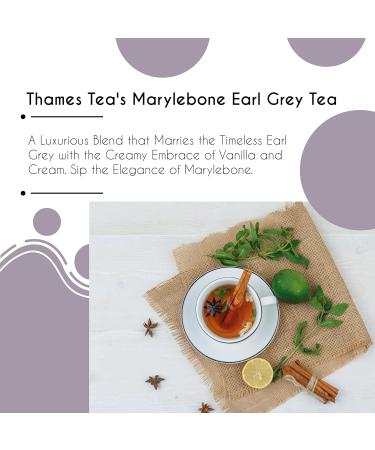 Thames Tea: Premium Flavoured Loose Leaf Cream Earl Grey - Tubebox | Luxury British Tea Experience - Buy Online on GoSupps.com