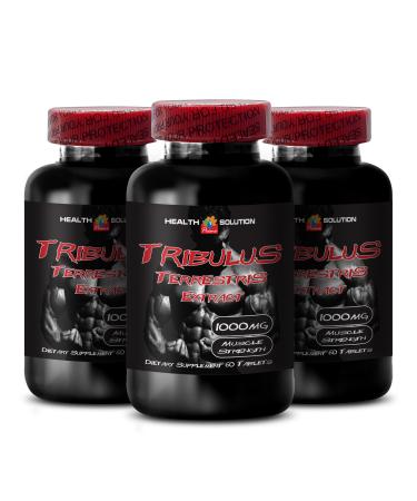 Healthy Supplements LLC tribulus terrestris no additives - TRIBULUS TERRESTRIS Extract - tribulus Extract for Men tribulus terrestris tribulus terrestris 3 Bottles 180 Capsules