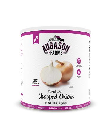 Augason Farms Dehydrated Chopped Onions No. 10 Can, 1 lb 7 oz (652 g) (5-12000)