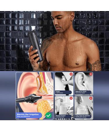 Ear Wax Removal Kit Ear Cleaner Electric Ear Wax Remover with Soft Quad-Stream Tips Ear Cleaning Irrigation Ear Syringe Tools with 5 Pressure Settings 4 Modes 10 nozzles & Basin for Home Use - Buy Online on GoSupps.com