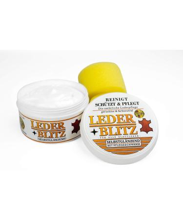 Premium Colorless Leather Care Balm for Jackets Handbags Shoes & More | Cleans & Maintains All Leather Types - Buy Online on GoSupps.com