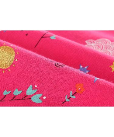 Girls Cotton Sweatshirt for Kids - Long Sleeve Casual Jumper, 1-12 Years - Rose Red - Buy Online on GoSupps.com