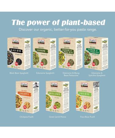 Explore Cuisine Organic Edamame Spaghetti Pasta - Low Carb, Plant-based, Vegan, High Protein & Fiber, Gluten Free - 200g (Pack of 1) - Buy Online on GoSupps.com