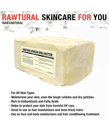 10lb Raw Unrefined Ivory African Shea Butter Bulk Bar - DIY Body Butter Making - Shea Moisture for Skin Care - 1 Pack - Buy Online on GoSupps.com
