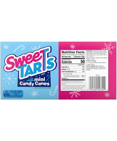 SweeTarts Mini Holiday Candy Canes - 32 Count | Perfect Christmas Stocking Stuffers for Kids | 4.8 oz Box - Buy Online on GoSupps.com