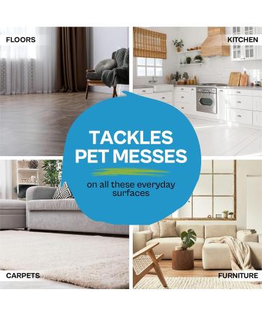 Stain & Odour Remover For Cats | Powerful Enzyme Cleaner | 500ml - Buy Online on GoSupps.com