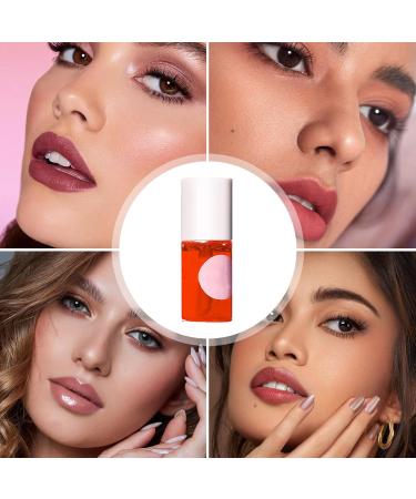 Liquid Lipstick Cream Lip Stain | Waterproof Moisturizing Lip Gloss | Shiny to Non-Sticky High Gloss Finish for Office Summer Parties Business Trips Makes - Buy Online on GoSupps.com