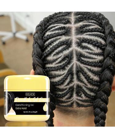 Shine And Jam Conditioning Gel Hair Shine Wax Like Flake Free Hair Gel Hair Pomade Lock Gel With High Shine Extra Strong Hold Hair Pomade For Men And Women - Buy Online on GoSupps.com