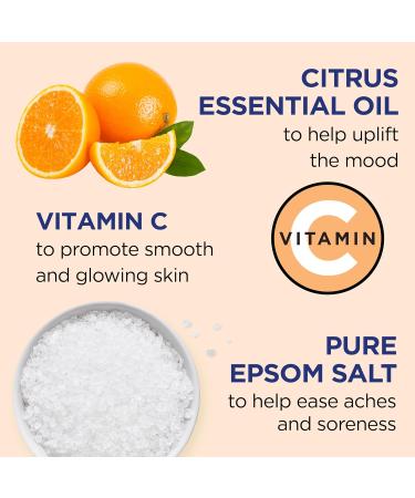 Dr Teal's lavender foaming bath 1000 Milliliter & (DRTE4) Vitamin C Epsom Salt 1.36 kilogram - Buy Online on GoSupps.com