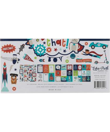 Echo Park Imagine That Boy Collection Kit - 12x12 Inch - Buy Online on GoSupps.com