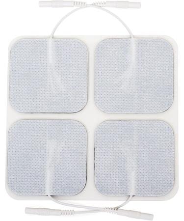 2x2 Premium Re-Usable Self Adhesive Electrode Pads for TENS/EMS Unit - Fabric Backed with Premium Gel - Latex Free (20 Pack) - Buy Online on GoSupps.com