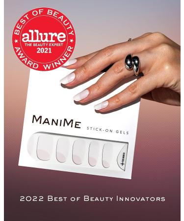 MANIME Gel Nail Wraps (Slip) - Long Lasting At-Home Salon-Quality Manicure | No UV Lamp Required | 18pc Set with Nail File, Prep Pad, Mani Stick - Buy Online on GoSupps.com