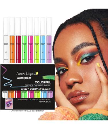 Liquid Eyeliner Pen Portable 5ml Eyeliner Pen Fluorescent for Daily Use School Home Outdoor Travel Travel Professional Halloween Christmas - Buy Online on GoSupps.com