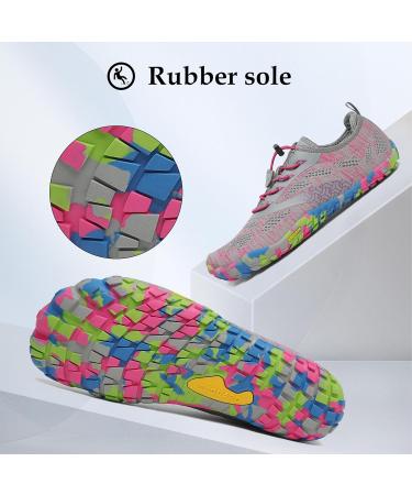 SAGUARO Unisex Barefoot Shoes - Quick-Drying Trail Running & Beach Shoes for Outdoor Sports - Minimalist 38 EU Pink - Buy Online on GoSupps.com