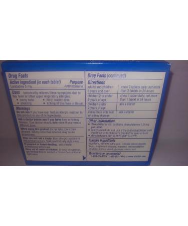 Children's Claritin Allergy Chewable Tablets 5mg 30ct x 3 Pack - Non-Drowsy 24 Hour Relief - Bubblegum Flavor - Buy Online on GoSupps.com