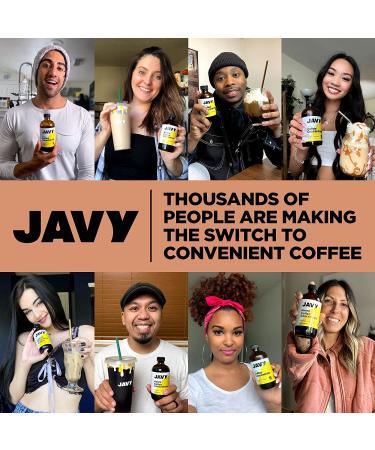 Javy Coffee Concentrate Bundle - Original + Mocha | Hot & Cold Brew Instant Coffee | 60X Caffeinated Shots - Medium Roast Arabica | Unsweetened & Sugar-Free | 2 Pack 12oz & 6oz - Buy Online on GoSupps.com