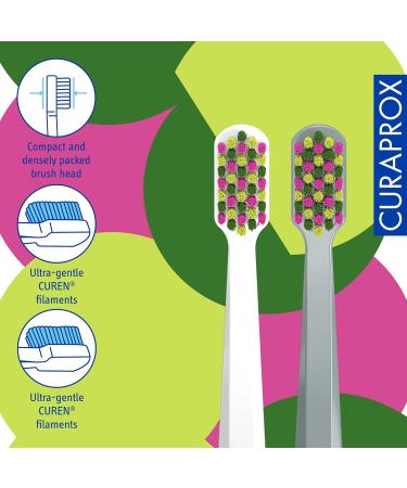Curaprox CS 5460 Ultra Soft Manual Toothbrush - Special Edition Summer 2023 (2 Pieces) | Best Soft Toothbrush for Gentle Cleaning - Buy Online on GoSupps.com